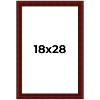 PosterPalooza | Weathered Red Picture Frame - UV Acrylic, Foam Board Backing, Hanging Hardware - 2 of 4