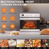 30" Freestanding Electric Range – 4 Burners, 5.0 Cu.Ft Convection Oven & Air Fryer, Stainless Steel - 4 of 4