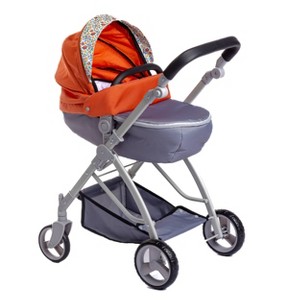 JC Toys Berenguer Boutique Playtime Deluxe Folding Sports Pram Stroller Nature Theme Collection for Dolls - 1 of 4