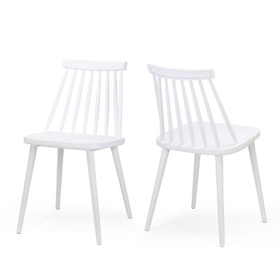 NicBex Dining Chairs Set of 2,Farmhouse Kitchen Chairs with Spindle Back for Living Meeting Room,Bedroom