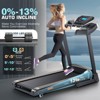 ANCHEER Folding Treadmill with Auto Incline, Smart App Control, Bluetooth Audio Speaker, LED Display, Max 9 MPH - 4 of 4