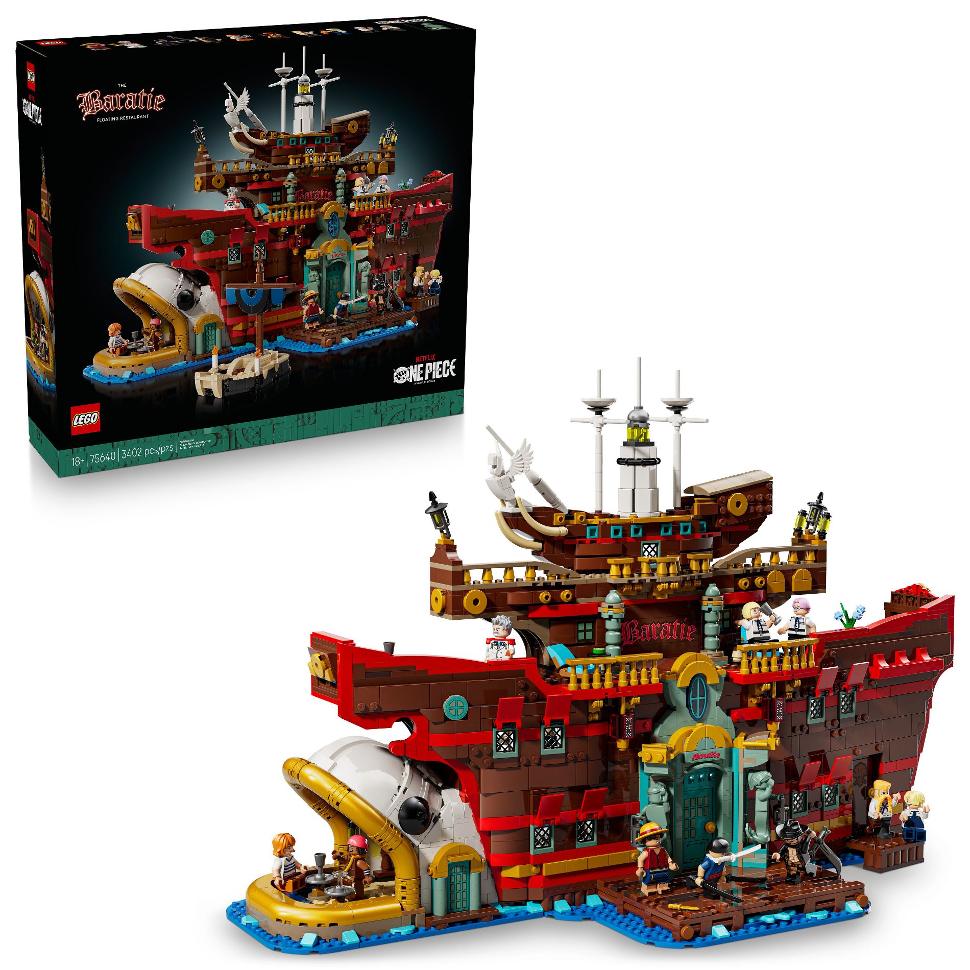 LEGO One Piece The Baratie Floating Restaurant 75640