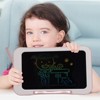Writing Tablet, Doodle & Scribble Boards, Colorful Drawing Board, Writer Graphics Tablets for Painting Drawing Memo Lists, Pink - 4 of 4