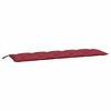 vidaXL Garden Bench Cushion Wine Red 70.9"x19.7"x2.8" Oxford Fabric - 2 of 4