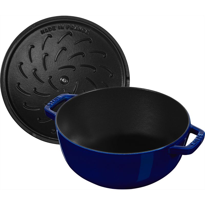STAUB Cast Iron 3.75-qt Essential French Oven with Lilly Lid, 3 of 13