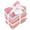 Hudson Baby Infant Girl Rayon from Bamboo Woven Washcloths 12pk, Soft Peony, One Size - 2 of 2