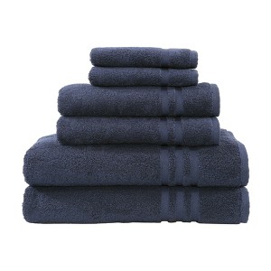 Linum Home Textiles 100% Turkish Cotton Denzi 6 Piece Towel Set - 1 of 3