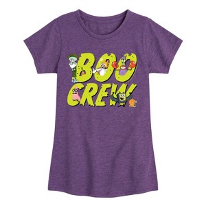 Girls' - SpongeBob SquarePants - Boo Crew Fitted Short Sleeve Graphic T-Shirt - 1 of 4