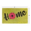 RugSmith Multi Machine Tufted Home Pink Flower Doormat - 2 of 4