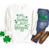 Simply Sage Market Not Lucky Just Blessed Sweatshirt - 3 of 4