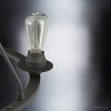 Urban Ambiance Luxury Industrial Chandelier,  41-5/8" x 36",  Charcoal Finish, UHP2247 - 4 of 4