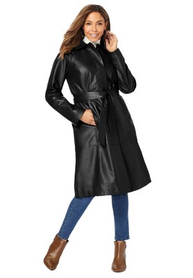 Leather Trench Coat for Women #L506LP