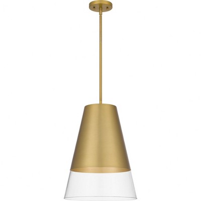 Quoizel Lighting Peregrine 1 - Light Pendant in  Brushed Gold