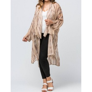 Women's Snake Skin Duster Duster -plus - entro - 1 of 4