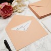 Paper Junkie 50-Pack Blush Pink A7 Envelopes 5 x 7 V-Flap for Invitation & Greeting Cards - 2 of 4
