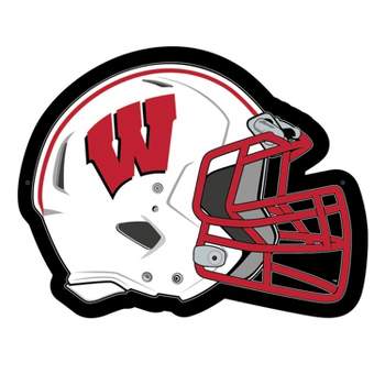Evergreen Ultra-Thin Edgelight LED Wall Decor, Helmet, University of Wisconsin-Madison- 19.5 x 15 Inches Made In USA