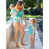 RuffleButts Baby/Toddler/Kid Girls UPF50+ Tie Shoulder One Piece - 4 of 4