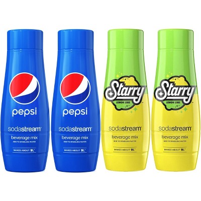Sodastream Pepsi Zero Sugar Beverage Mix - 60 Fl Oz/4pk : Target