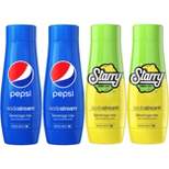 SodaStream Pepsi Starry Beverage Mix Variety Pack - 60 fl oz/4pk