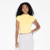 Women's Slim Fit Short Sleeve Mock Turtleneck T-Shirt - Wild Fable™ - 2 of 4