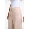Lafidi Women’s High-Rise Straight Leg Pants – Elastic Waistband Work Trousers with Slash Pockets, Tailored Look - 4 of 4