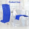 Heavy Duty Car Ramps Set 8000lbs Auto Ramp Solid Steel Ramps (Blue, 36" L x 13" W x 11.8" H) - 4 of 4