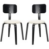 Jo Upholstered Stackable Dining Chair (Set Of 2)  - Safavieh - image 2 of 4