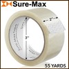 Sure-Max Premium Carton Packing Tape 2.0 mil 165 Feet (55 yards) - Clear - image 3 of 4