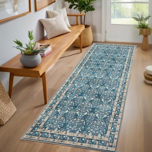 Coucheta Living Room Rug for High Traffic Areas - Machine Washable Pet Friendly Carpet, Non Slip Indoor Rug - 1 of 4