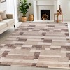 Modern Geometric Blocks Washable Indoor Area Rug by Blue Nile Mills - 2 of 4