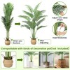 Artificial Palm Tree Large Fake Tropical Faux Plants Indoor and Outdoor for Home Bathroom Porch Outside Patio Decor - 3 of 4