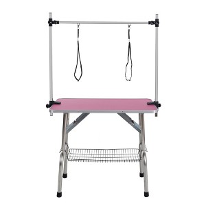 YOOCOZZ Folding Dog Pet Grooming Table with Adjustable Arm and Clamps pet dog Cat Grooming Table - 1 of 4