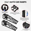TruAIR 5-Ton Hydraulic Car Ramps – Heavy Duty Steel Service Ramps for Oil Changes & Auto Maintenance (1-Pair) - 2 of 4