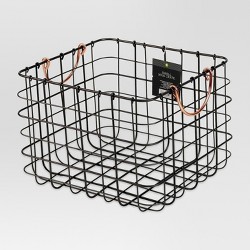 Small Wire Decorative Basket With Copper Handle Threshold Target