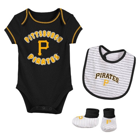MLB Pittsburgh Pirates Infant Boys' Short Sleeve Layette Set - 0-3M
