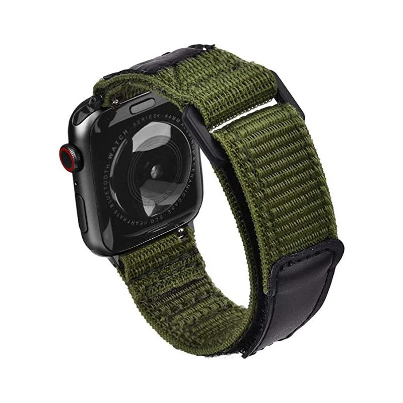 WorryFree Gadgets Rugged Nylon Sports Strap With Woven Loop Band Compatible with Apple Watch Band for Men Women iWatch Band Series 8 7 6 SE 5 4 3 2 1, 2 of 7