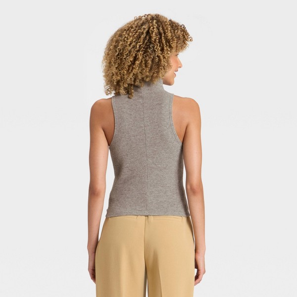 Top sin mangas de microforro polar cepillado para mujer - A New Day™ 2