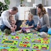 Nasitip Traffic Game City Street Map Area Rug for livingroom,Bedroom,Kids Playroom with  Machine Washable Non-Slip Carpet - 4 of 4
