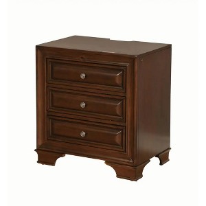 Gulches 3-Drawer Nightstand with Under Nightlight & USB Outlet ¨C Stylish Bedroom Storage - 1 of 4