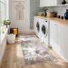 Modern Abstract Rea Rugs for Living Room, Large Washable Bedroom Rug - 2 of 4