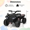 Infans 6V Kids ATV Quad Electric Ride On Car Toy Toddler w/LED Light & MP3 - 2 of 4