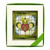 Slickblue Irish Stained Glass Panel – 6.3" Square Hanging Decor with 7 Traditional Celtic & Heritage Designs - 3 of 3