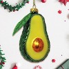 Avocado Glass Christmas Ornament| OrnamentallyYou - image 2 of 4