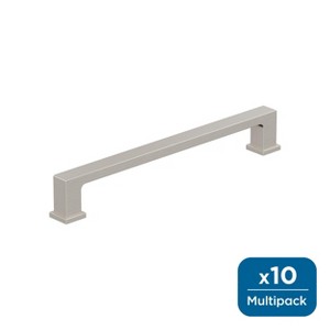 Amerock Bridgeport Cabinet or Furniture Pulls, 10 Pack - 1 of 4