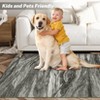 Abstract Area Rug Machine Washable Rug Modern Area Rug Stain Resistant Non-Slip Accent Rug Floor Cover Carpet Rug for Living Room Decor - 4 of 4