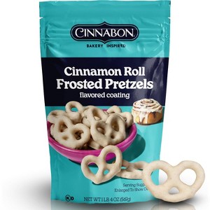 Hayden Valley Foods Cinnabon Bun Covered Pretzels | 20 oz Bag | No Artificial Flavors, Preservatives or Colors | Gourmet Bulk Snacks - 1 of 4