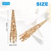Unique Bargains Iron Durable Sturdy Light Artificial Flowers For Wedding Party DIY 56 Pcs - 2 of 4