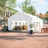 Outdoor 16×32 FT Party Tent, Large Wedding Event Shelters with Storage Bags & Removable Sidewalls, Commercial Tents for Parties-Coolbibila - 2 of 4