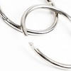 Unique Bargains Metal Loose Leaf Document Stack Key Ring Chain Ring Silver Tone 5 Pcs - 4 of 4