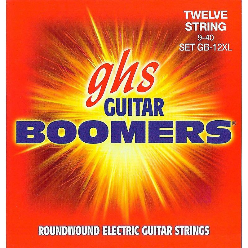 GHS Boomer 12 String Extra Light Electric Guitar Set (9-40), 1 of 2